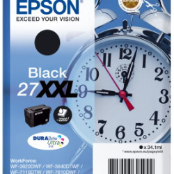 Ink Epson 27XXL C13T27914010 Black Crtr -2200Pgs - 34.10ml