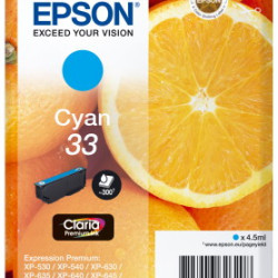 Ink Epson 33 C13T33424012  Claria Premium  Cyan - 4.5ml