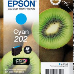 Ink Epson T02F24 C13T02F24010 Cyan - 4.1ml