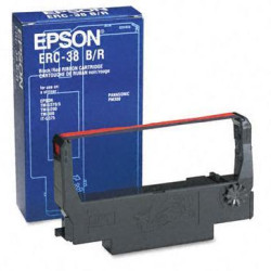 Ribbon Epson C43S015376 ERC-38 Black,Red