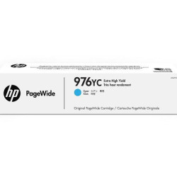 Ink HP No 976YC Cyan Extra High Yield Ink Crtr 21000 pages