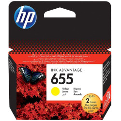 Ink HP No 655 Yellow Ink Crtr