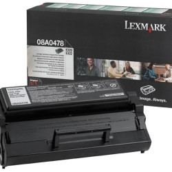 Toner Laser Lexmark 08A0478 Black 6K Pgs