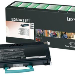 Toner Laser Lexmark 260A11E Black Low Yield 3.5K Pgs