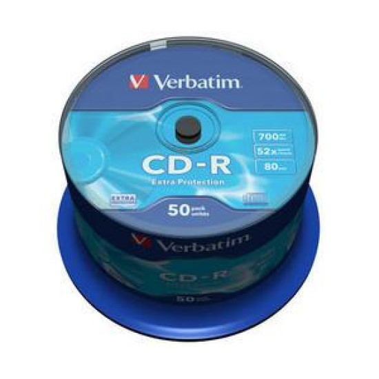CD-R VERBATIM 43351 700MB 52X EXTRA PROTECTION SURFACE