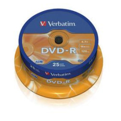 DVD-R VERBATIM 43522 AZO 4.7GB 16X MATT SILVER SURFACE