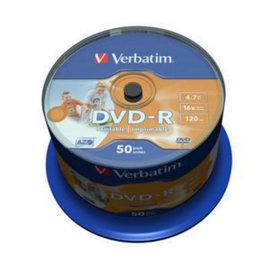 DVD-R VERBATIM 43533 AZO 4.7GB 16X WIDE PRINT. SURFACE NON-ID DVD-R VERBATIM 43533 AZO 4.7GB 16X WIDE PRINT. SURFACE NON-ID