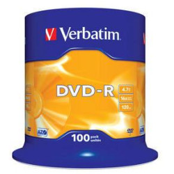 DVD-R VERBATIM 43549  AZO 4.7GB 16X MATT SILVER SURFACE