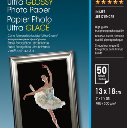 Ultra Glossy Photo Paper Epson 13x18 50Shts 300g