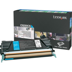 Toner Laser Lexmark C5220CS Cyan -3000Pgs