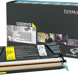 Toner Laser Lexmark C5220YS Yellow -3000Pgs