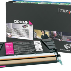 Toner Laser Lexmark C5240MH Magenta High Yield 5K Pgs