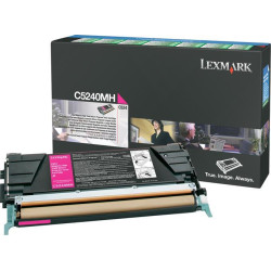 Toner Laser Lexmark C5240MH Magenta High Yield 5K Pgs