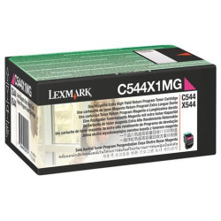 Toner Laser Lexmark C544X1M Magenta High Yield 4K Pgs