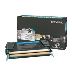 Toner Laser Lexmark C734A1C Cyan Standard 6K Pgs