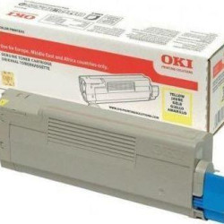 Toner Laser Oki 46490605 Yellow - 6K Pgs