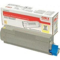 Toner Laser Oki 46490605 Yellow - 6K Pgs