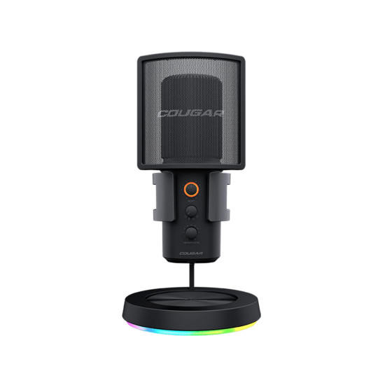 Cougar Screamer-X Gaming MicrophoneI 3 Omni-Dimesion Mic Noise Reduction RGB - CGR-U163RGB-500MK Cougar Screamer-X Gaming MicrophoneI 3 Omni-Dimesion Mic Noise Reduction RGB - CGR-U163RGB-500MK