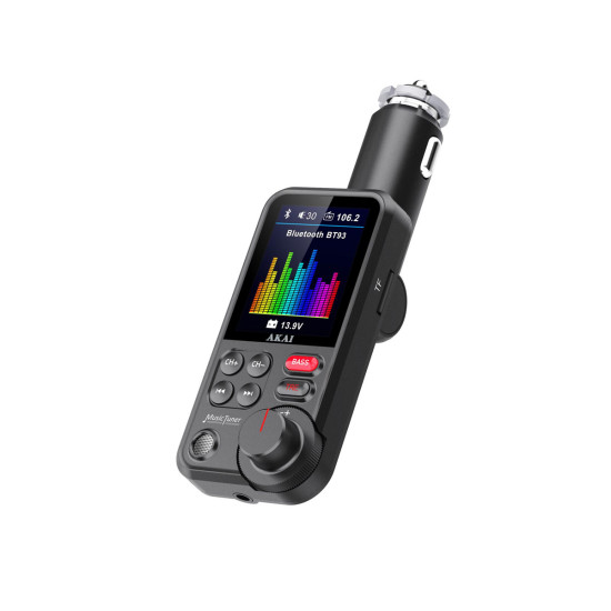 Akai FM Transmitter Αυτοκινήτου FMT-93BT με AUX MicroSD Akai FM Transmitter Αυτοκινήτου FMT-93BT με AUX MicroSD