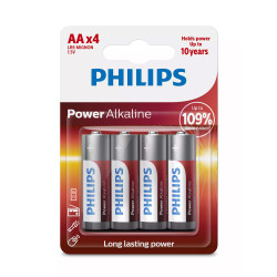 Philips LR6P4B.GRS Power Alkaline Αλκαλικές μπαταρίες υψηλής απόδοσης 4 τμχ AA