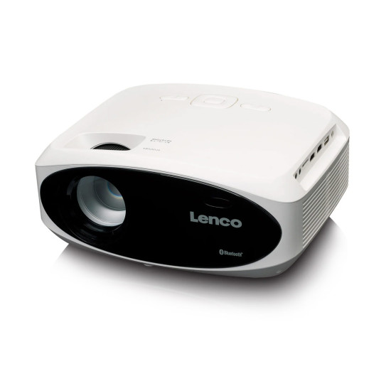 Lenco Projector Λάμπας LED με Ενσωματωμένα Ηχεία Λευκός - LPJ-900WH Lenco Projector Λάμπας LED με Ενσωματωμένα Ηχεία Λευκός - LPJ-900WH