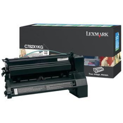 Toner Laser Lexmark C782X1KG Black 15K Pgs