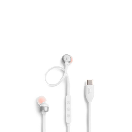 JBL Tune 310C, In-Ear Headphones, USB-C, Hi-Res, (White) JBLT310CWHT JBL Tune 310C, In-Ear Headphones, USB-C, Hi-Res, (White) JBLT310CWHT