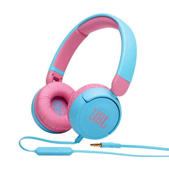 JBL JR310, On-Ear Headphones for Kids, Universal (Blue) JBLJR310BLU JBL JR310, On-Ear Headphones for Kids, Universal (Blue) JBLJR310BLU