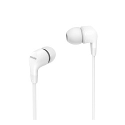 Philips TAE1105 In-ear Handsfree με Βύσμα 3.5mm Λευκό
