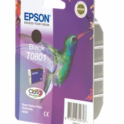 Ink Epson T0801 C13T08014020 Black Crtr - 300Pgs