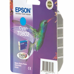 Ink Epson T0802 C13T08024020 Cyan Crtr - 900Pgs